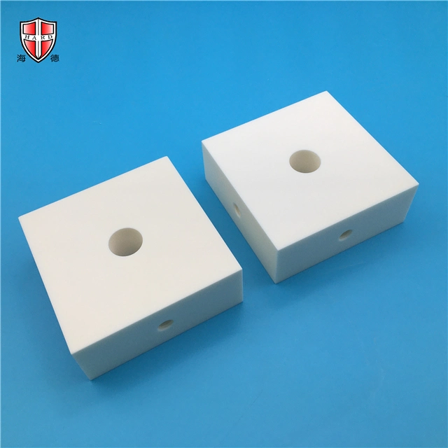 High Precision Non-Magnetic High Strength 95% 99%Alumina Ceramic Block Part Customized Supplier